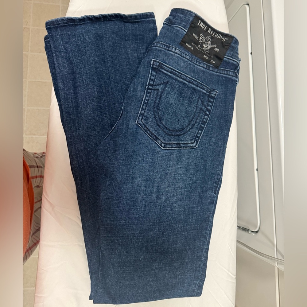 True Religion Denim Becca Mid Rise Bootcut with Signature Pocket Stitching